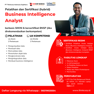 Pelatihan dan Sertifikasi Business Intelligence Analyst BNSP