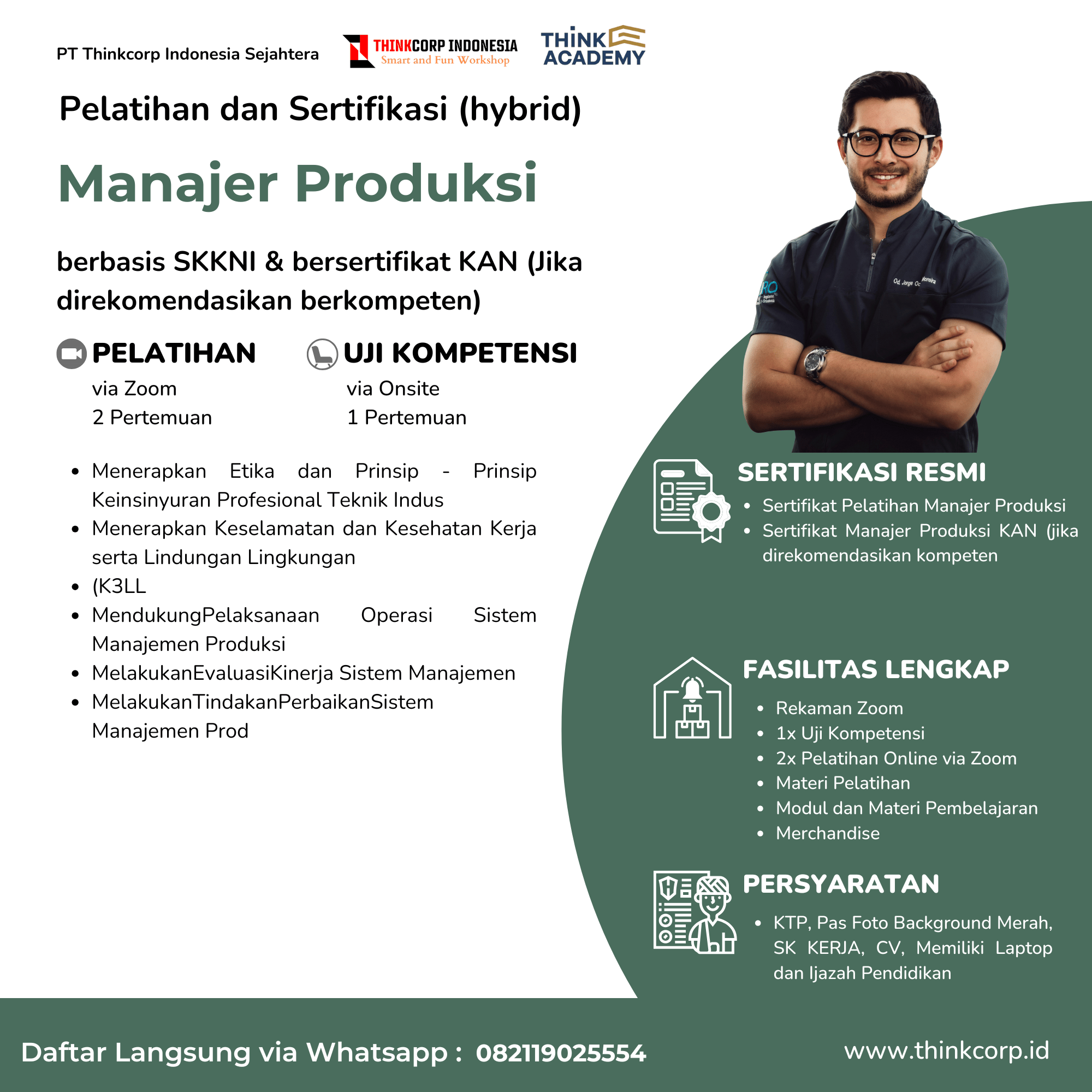 Pelatihan dan Sertifikasi Manajer Produksi KAN